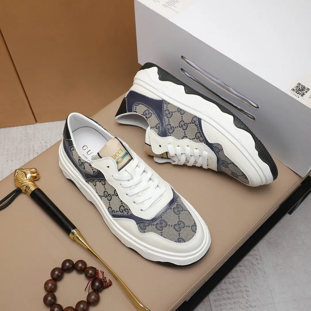 Men's shoes💰440 GUCCI🔍🔍2023 latest model On sale at the same time at the counter, original calfskin imported from Italy, genuine leather lining, (high-end, luxury, and class) exquisite workmanship, soles: original soles specially provided by the original factory, ⚠Exclusive double-layer movable molded soles are super comfortable⚠, real photos🎬The real ones are better🔍🔍"High quality·Follow the order" code number 38-44